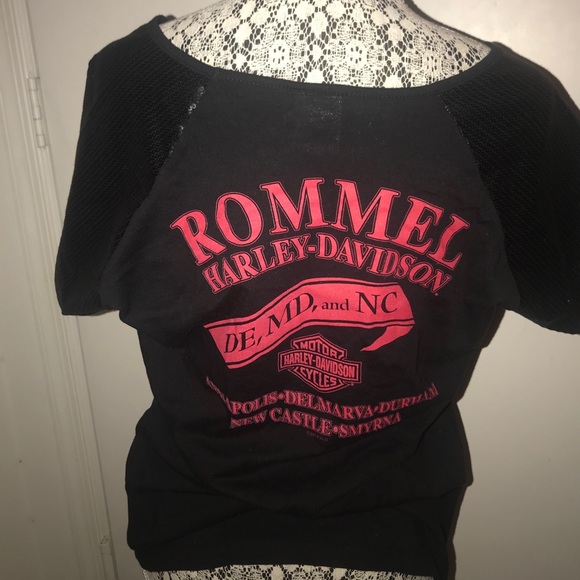 Harley Davidson Top Sequin - Picture 2 of 5